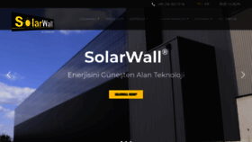 What Solarwall.com.tr website looked like in 2021 (2 years ago)
