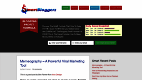 What Smartbloggerz.com website looked like in 2021 (2 years ago)