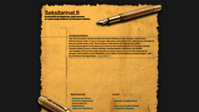 What Seksitarinat.fi website looked like in 2021 (4 years ago)