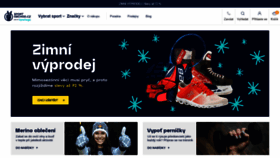What Sportobchod.cz website looked like in 2021 (2 years ago)