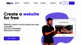 What Sitew.us website looked like in 2022 (2 years ago)