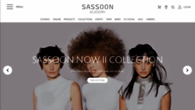 What Sassoon-academy.com website looked like in 2022 (2 years ago)