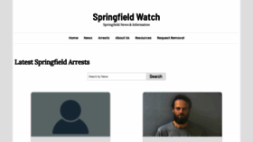 What Springfieldarrests.com website looked like in 2022 (2 years ago)