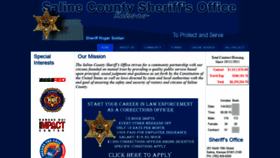 What Salinesheriff.org website looked like in 2022 (2 years ago)