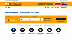 What Stromauskunft.de website looked like in 2022 (2 years ago)