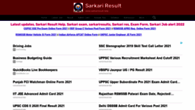 What Sarkariresult.help website looked like in 2022 (2 years ago)