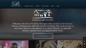 What Sharonartstudio.org website looked like in 2022 (2 years ago)