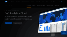 What Sapanalytics.cloud website looked like in 2022 (2 years ago)