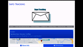 What Sapotracking.com website looked like in 2022 (2 years ago)