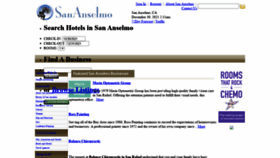 What Sananselmo.com website looked like in 2022 (2 years ago)
