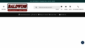 What Shopbaldwins.com website looked like in 2022 (2 years ago)