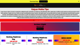 What Sattamatka11.in website looked like in 2022 (2 years ago)