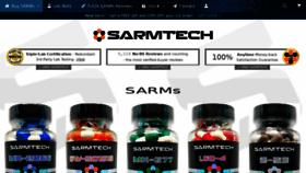 What Sarm.tech website looked like in 2022 (2 years ago)