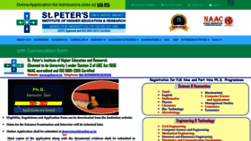 What Spiher.ac.in website looked like in 2022 (2 years ago)
