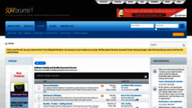 What Sqaforums.com website looked like in 2022 (2 years ago)