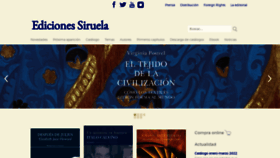 What Siruela.com website looked like in 2022 (2 years ago)