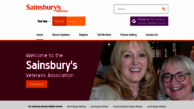What Sainsburysveterans.co.uk website looked like in 2022 (2 years ago)