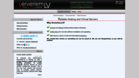 What Serveriem.lv website looked like in 2022 (2 years ago)
