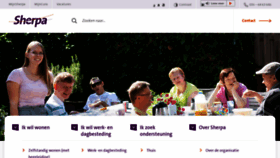What Sherpa.org website looked like in 2022 (3 years ago)