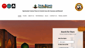 What Silkroadtreasuretours.com website looked like in 2022 (2 years ago)