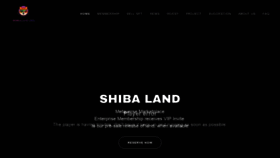 What Shibaland.org website looked like in 2022 (2 years ago)