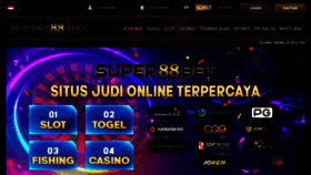 What Super88bet.com website looked like in 2022 (2 years ago)