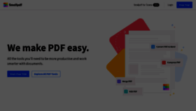 What Smallpdf.com website looked like in 2022 (2 years ago)