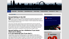 What Spread-betting.com website looked like in 2022 (2 years ago)