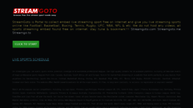What Streamgoto.com website looked like in 2022 (2 years ago)