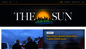 What Suncommunitynews.com website looked like in 2022 (2 years ago)
