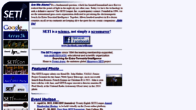 What Setileague.org website looked like in 2022 (2 years ago)
