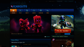 What Spiralknights.com website looked like in 2022 (2 years ago)