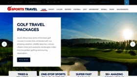 What Sportstravel.co.za website looked like in 2022 (2 years ago)