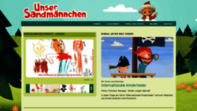 What Sandmann.de website looked like in 2022 (2 years ago)