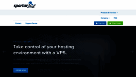 What Spartanhost.net website looked like in 2022 (2 years ago)
