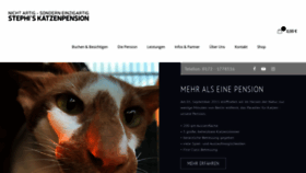 What Stephis-katzenpension-berlin.de website looked like in 2022 (2 years ago)