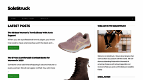 What Solestruck.com website looked like in 2022 (2 years ago)