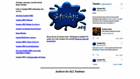 What Squidge.org website looked like in 2022 (2 years ago)
