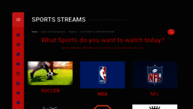 What Sportsstreams.xyz website looked like in 2022 (2 years ago)