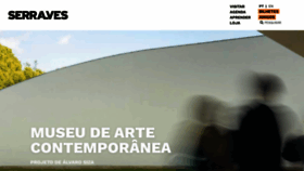 What Serralves.pt website looked like in 2022 (2 years ago)
