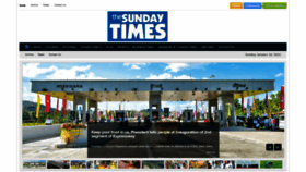What Sundaytimes.lk website looked like in 2022 (2 years ago)