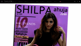 What Shilpaahuja.com website looked like in 2022 (2 years ago)
