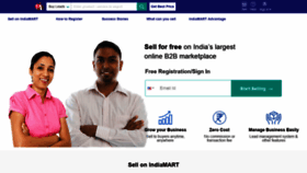 What Seller.indiamart.com website looked like in 2022 (2 years ago)