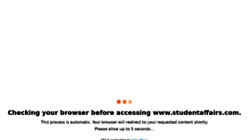 What Studentaffairs.com website looked like in 2022 (2 years ago)