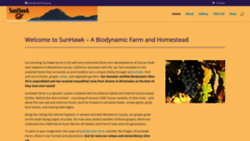 What Sunhawkfarms.com website looked like in 2022 (2 years ago)
