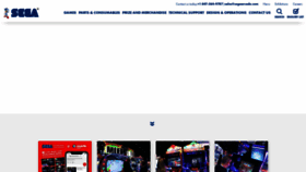 What Segaarcade.com website looked like in 2022 (2 years ago)