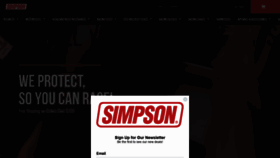 What Simpsonraceproducts.com website looked like in 2022 (2 years ago)