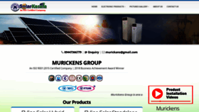 What Solarkerala.com website looked like in 2022 (2 years ago)