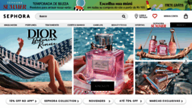 What Sephora.com.br website looked like in 2022 (4 years ago)