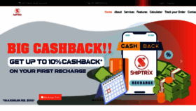 What Shiptrix.in website looked like in 2022 (2 years ago)